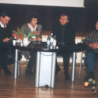 Prof. Mikko Lagerspetz, Märt Väljataga, Prof. Anne Lill, Hasso Krull